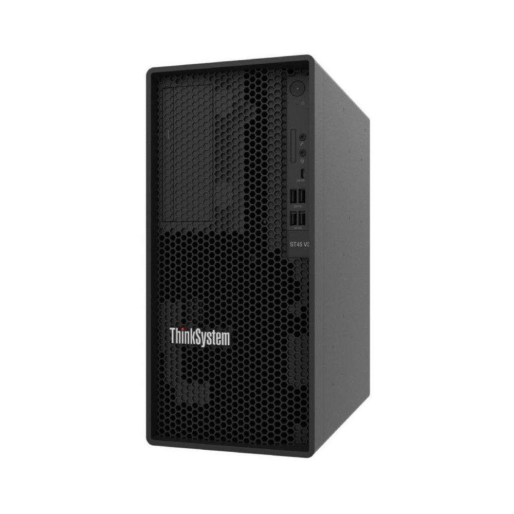 Serveur LENOVO ThinkSystem ST45 V3 AMD EPYC 4124P / 16 Go  2x 480 Go SSD / WINDOWS SERVER 2025