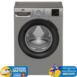 Machine a laver BEKO 7kg 1200tr INVERTER / Silver / BM3WFU47200BS