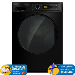 LAVE LINGE HYUNDAI 8KG INVERTER 1400 TR / Noir