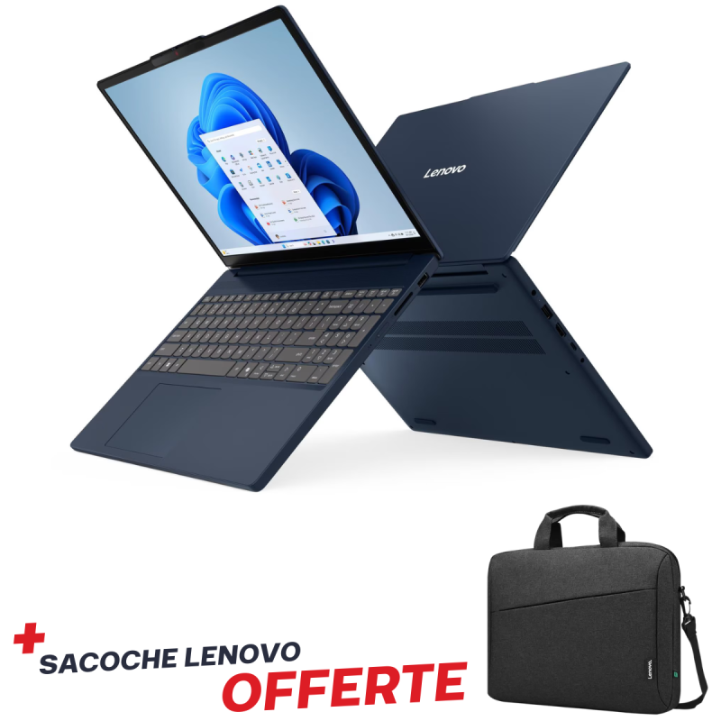 Pc Portable Lenovo IdeaPad Slim 3 15IRH10 / i5-13420H / 16 Go DDR5 / 512 Go SSD / Windows 11 / Bleu
