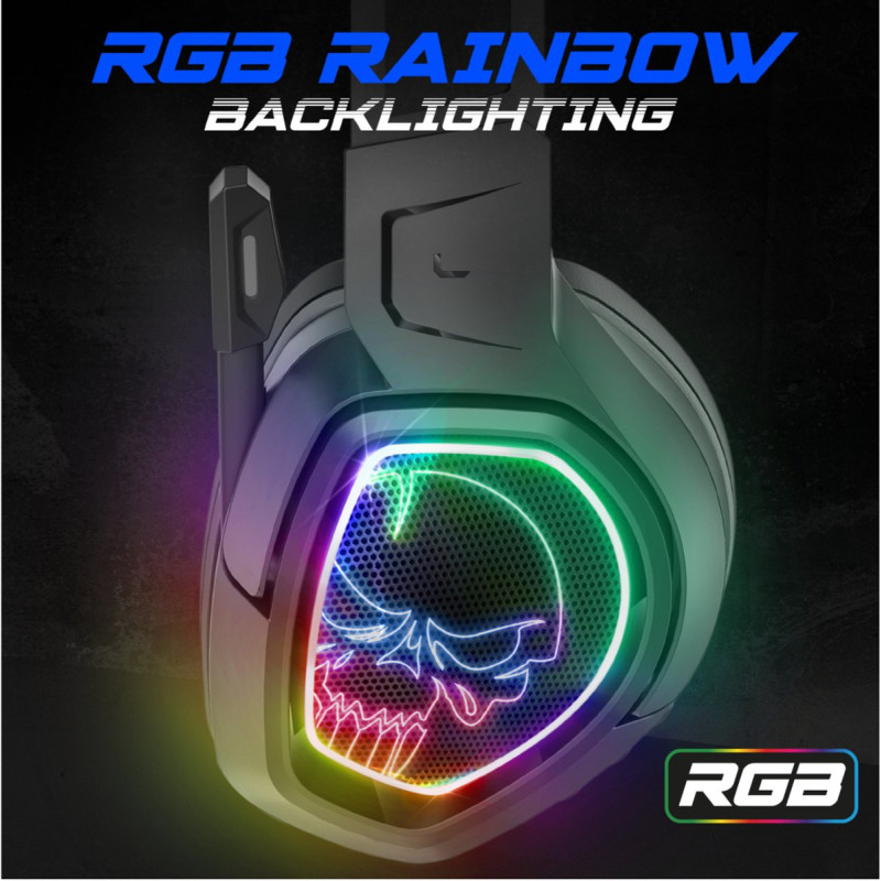 Casque Gaming  Sans Fil SPIRIT OF GAMER XPERT H1300 RGB / Noir