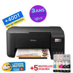 Imprimante Multifonction à réservoir intégré 3en1 couleur Epson ECOTANK L3210 / USB