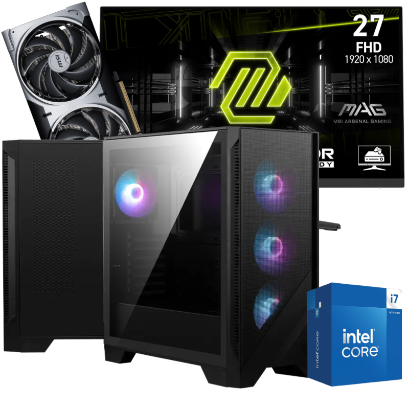 Setup Gamer Special i7-14700F / RTX 5070 12G / 32 Go