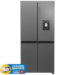 REFRIGERATEUR No Frost INVERTER SIDE BY SIDE 463 Litres / GRIS TITANIUM / Avec distributeur d'eau