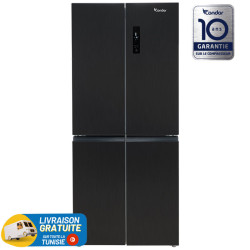 Réfrigérateur CONDOR No Frost INVERTER Side by Side 424 Litres / Dark Inox