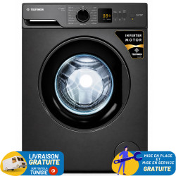 Lave Linge Automatique TELEFUNKEN 7KG INVERTER / DARK GRIS