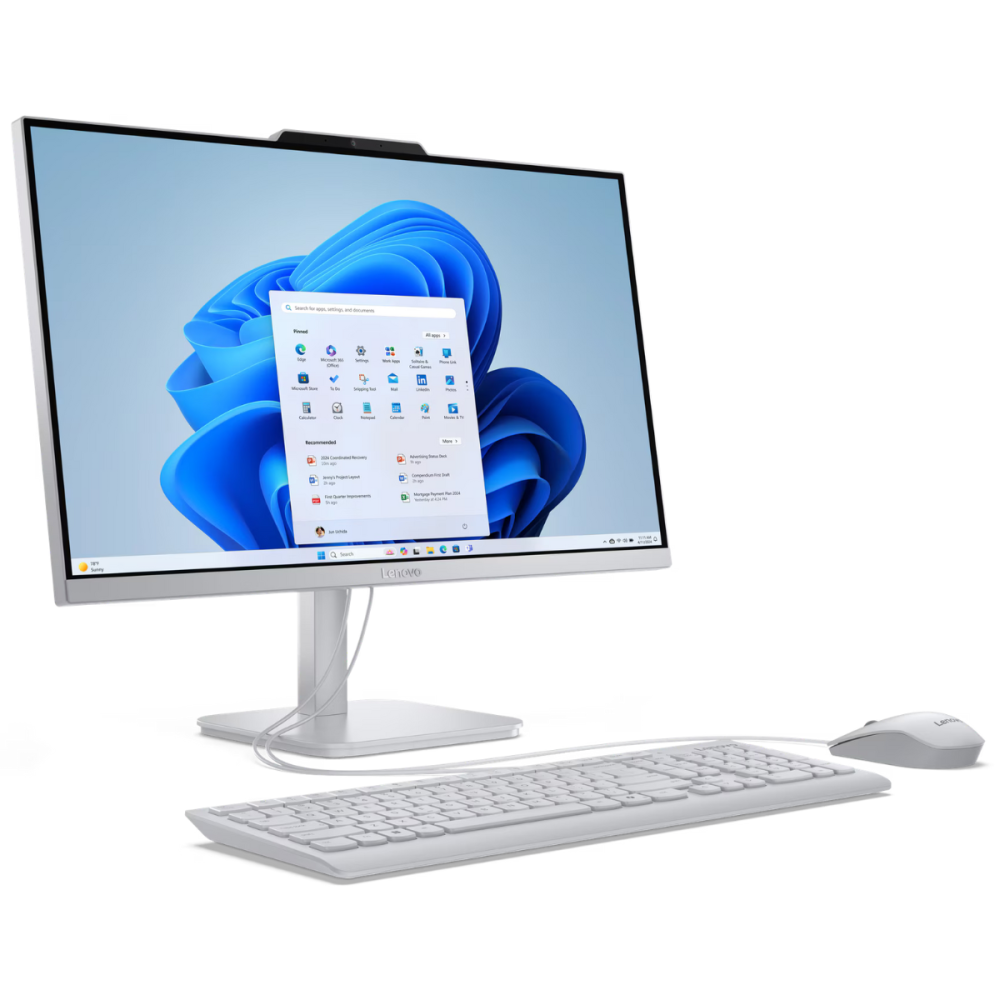 Pc de Bureau All in One Lenovo A100 / Intel N100 / 8 Go DDR5 / 256 Go SSD / Gris
