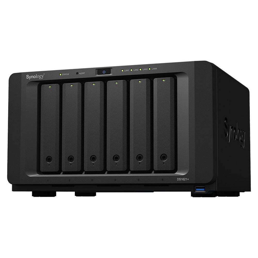 SYNOLOGY DiskStation DS1621+ 6Bays Ryzen V1500B 4-core 4GB 4xRJ45 36M