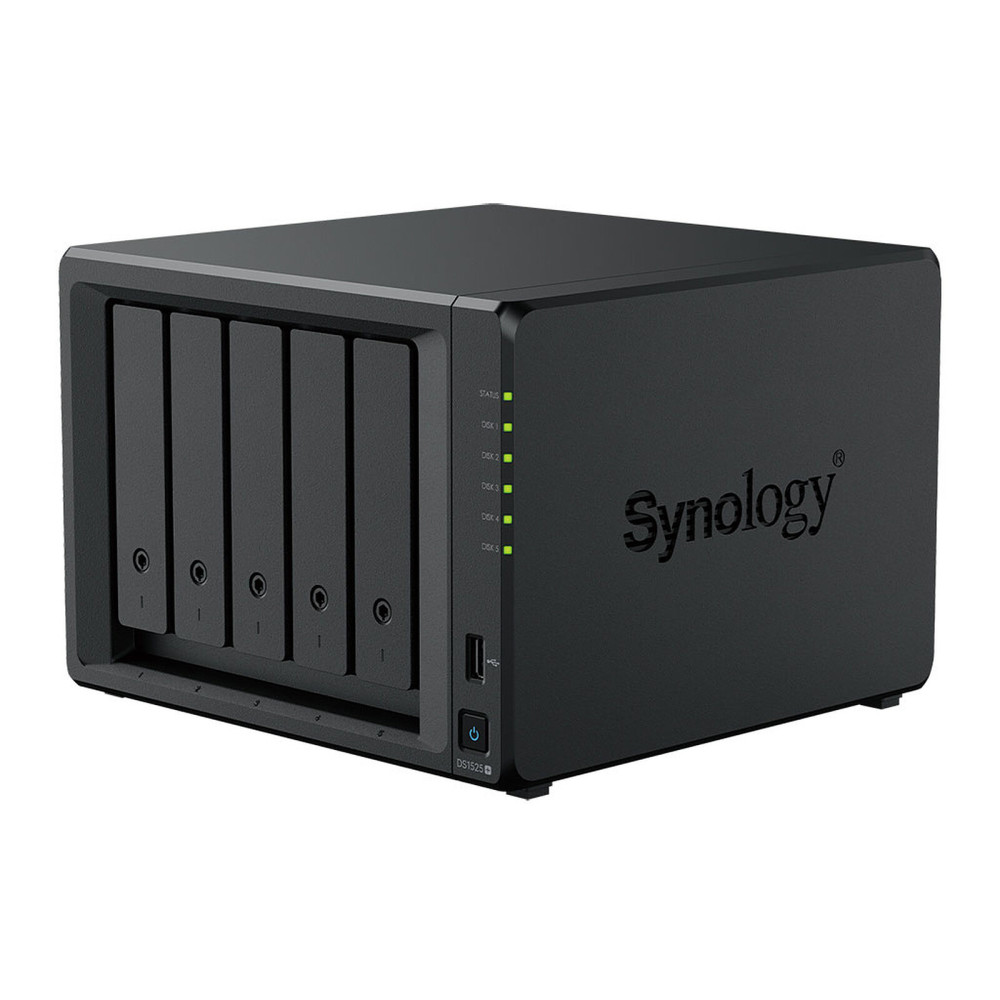 SYNOLOGY DiskStation DS1525+ 5Bays-2xNVMe / Ryzen V1500B / 4C-8T, 8GB+ / 2x2.5GbE