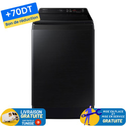 Machine à Laver Samsung Smart 13Kg INVERTER / Noir + 70 DT Bon de Réduction