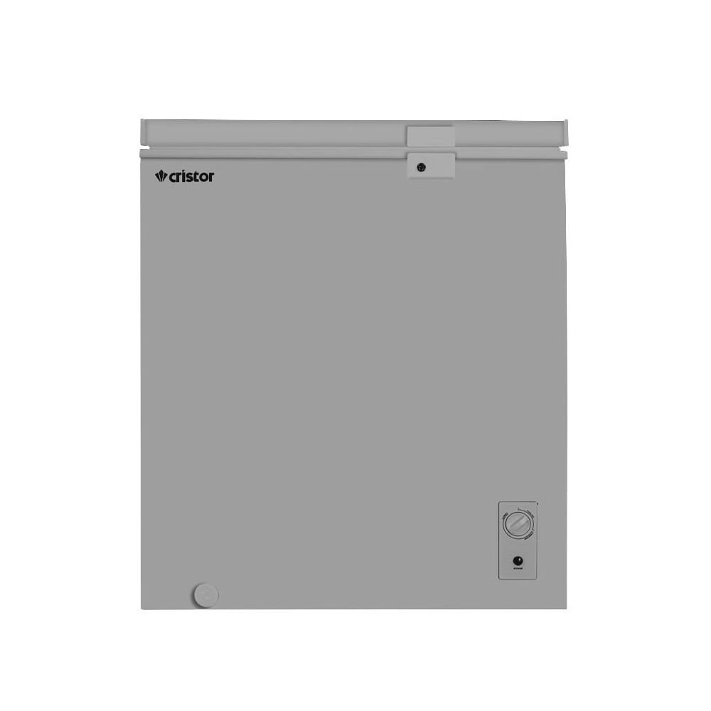 Congélateur Horizontal CRISTOR 220 Litres Convertible / Gris  avec verre glissant