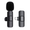 Mini Microphone Sans fil TYPE C K35 / Noir