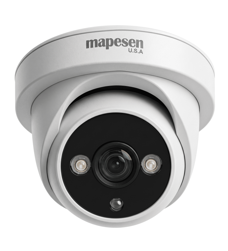 Caméra De Surveillance Intérieur Mapesen Dome 2MP HD / Blanc