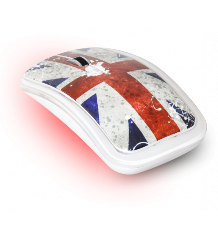 Souris Sans fil Advance Union Jack / Blanc