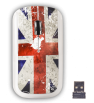 Souris Sans fil Advance Union Jack / Blanc