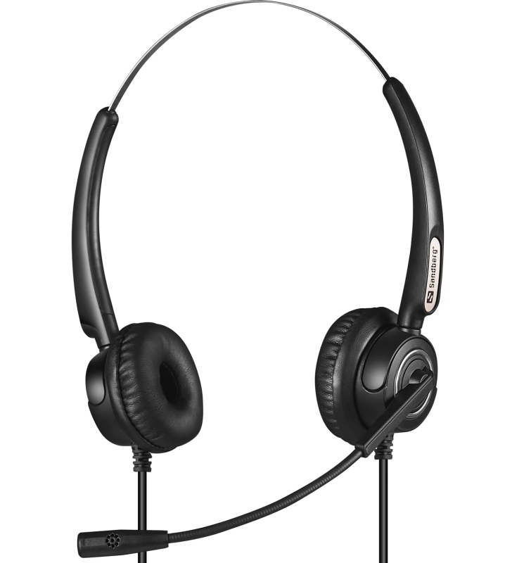 Micro Casque Filaire SANDBERG PRO STEREO USB + RJ9/11