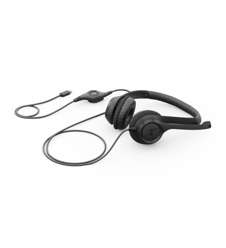 Casque Filaire Logitech H390 / USB Type-C / Noir
