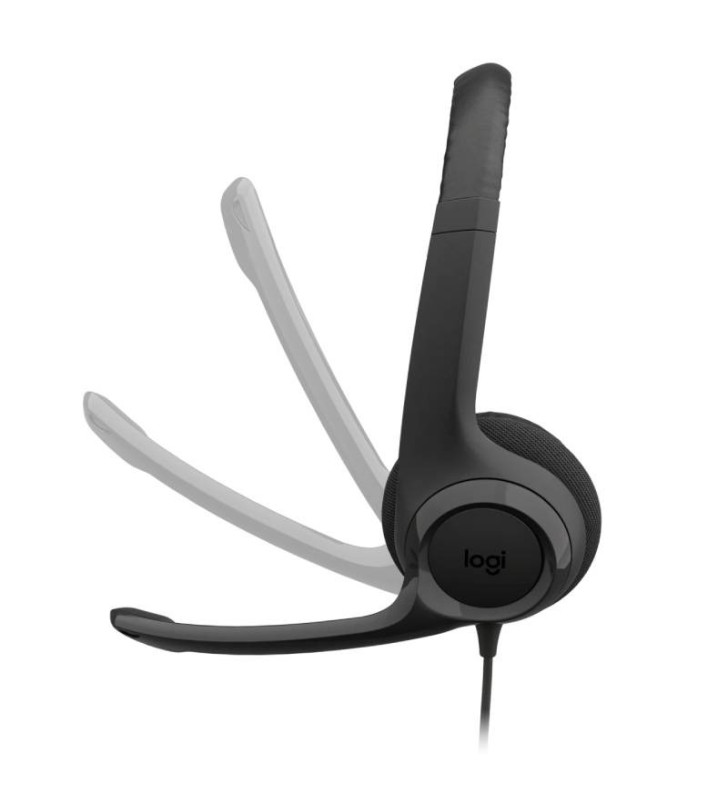 Casque Filaire Logitech H390 / USB Type-C / Noir