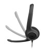 Casque Filaire Logitech H390 / USB Type-C / Noir