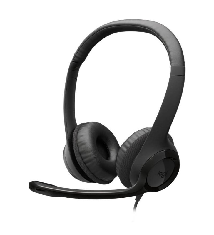 Casque Filaire Logitech H390 / USB Type-C / Noir
