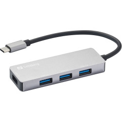 SANDBERG HUB USB-C 1 x USB...