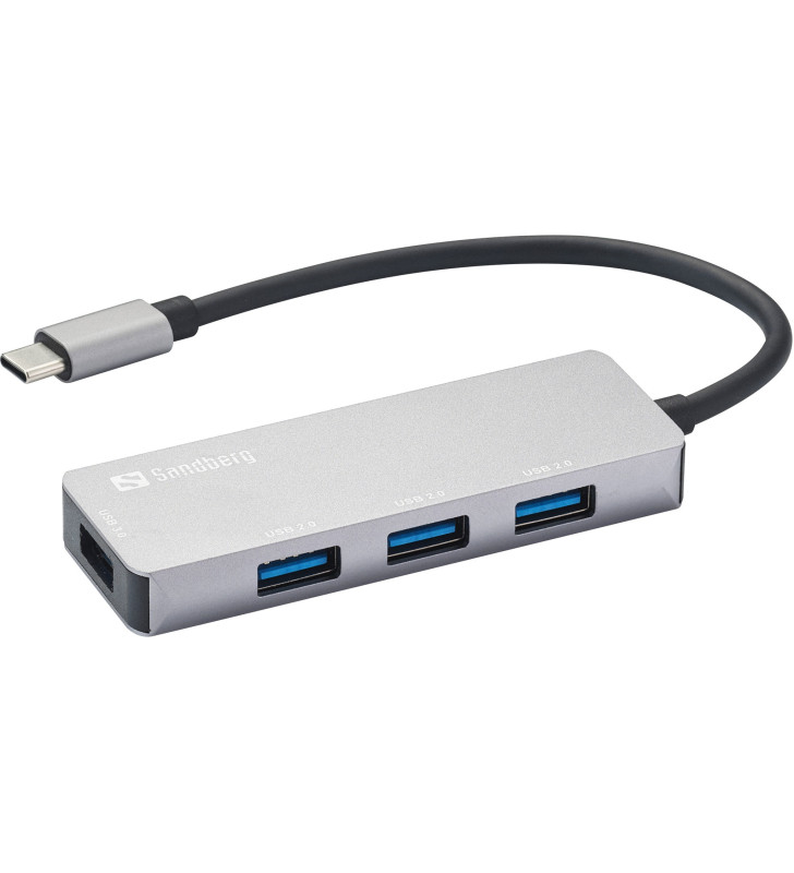SANDBERG HUB USB-C 1 x USB 3.0 / 3 x USB 2.0 SAVER