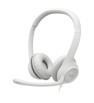 Micro Casque Filaire LOGITECH USB H390 / Blanc