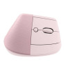 Souris Sans Fil Logitech Ergonomique Droite / Rose