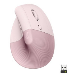 Souris Sans Fil Logitech Ergonomique Droite / Rose