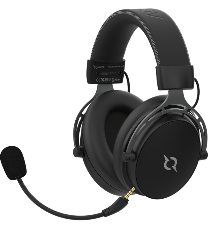 Micro Casque Gamer Sans Fil Aqirys Andromeda Pro / Noir
