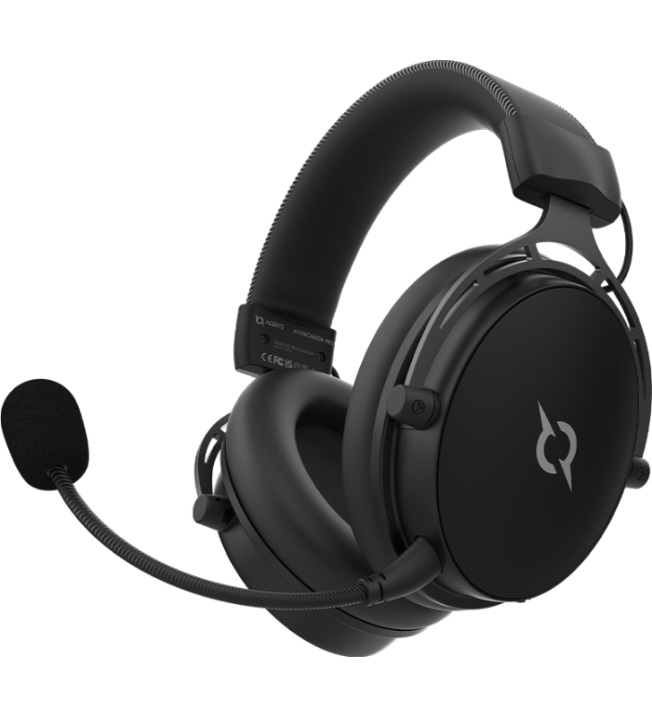 Micro Casque Gamer Sans Fil Aqirys Andromeda Pro / Noir