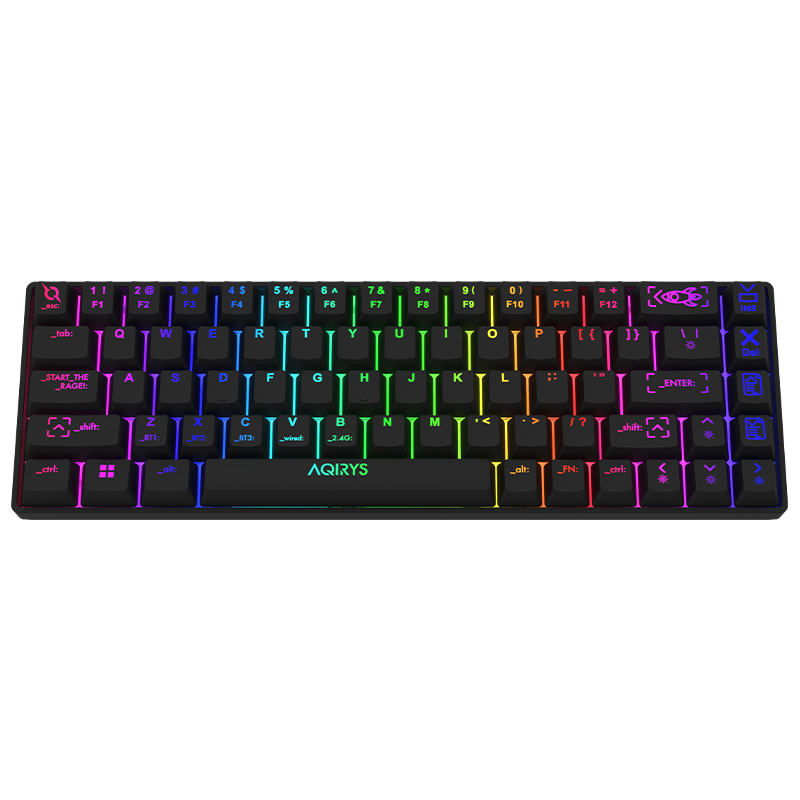 Clavier Gamer Mécanique AQIRYS MIRA V2 / Anti-ghosting / RGB / Black