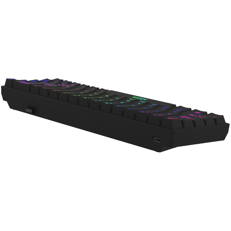 Clavier Gamer Mécanique AQIRYS MIRA V2 / Anti-ghosting / RGB / Black