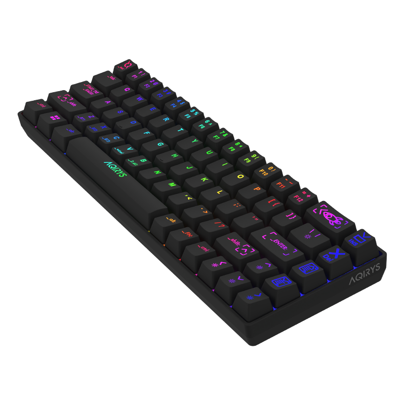 Clavier Gamer Mécanique AQIRYS MIRA V2 / Anti-ghosting / RGB / Black