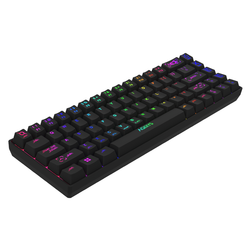 Clavier Gamer Mécanique AQIRYS MIRA V2 / Anti-ghosting / RGB / Black