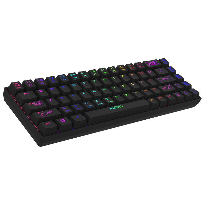 Clavier Gamer Mécanique AQIRYS MIRA V2 / Anti-ghosting / RGB / Black