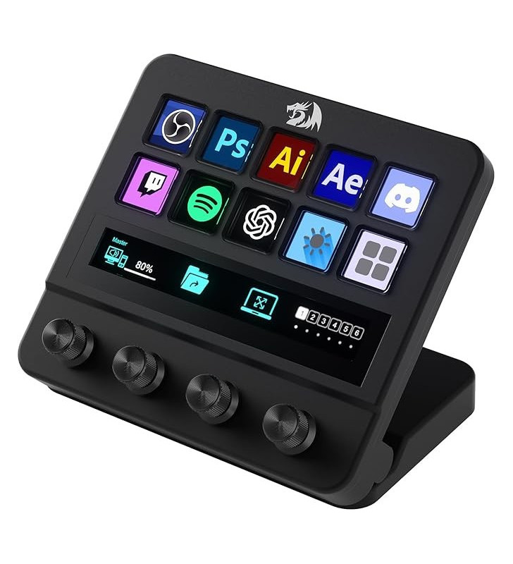Clavier Gamer Manette de streaming Redragon SS-552 Ragnaros / Noir