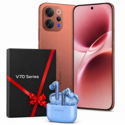 Smartphone VIVO V70 5G 12 GO / 512 GO / Brun Mat + Cadeau Offert
