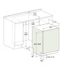 Lavez Linge FOCUS Encastrable 8Kg / 1200TR / Blanc