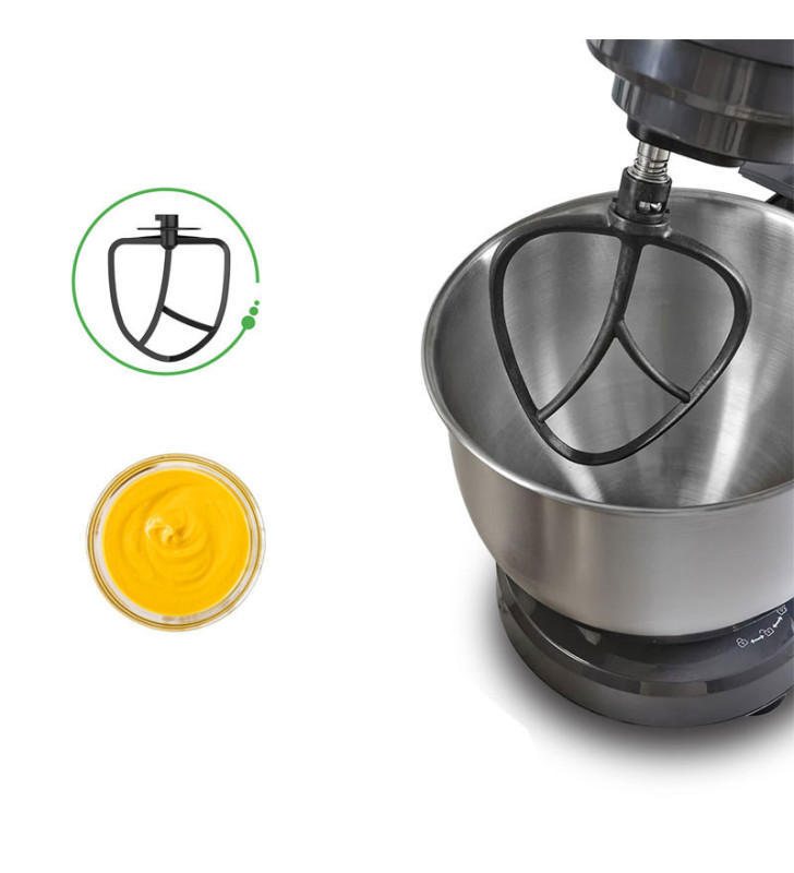 Robot Pâtissier KIWI 5.3 Litres /1300W / SILVER