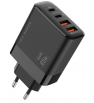 Chargeur Ten Space GAN 65W 2 USB-A + 2 TYPE C / Noir