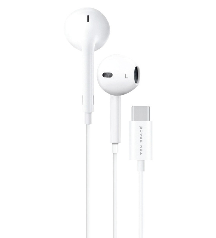 Écouteur Filaire Ten Space TS-I04 / Blanc