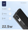 Power Bank Ten Space 10000mAh 22.5W / Noir