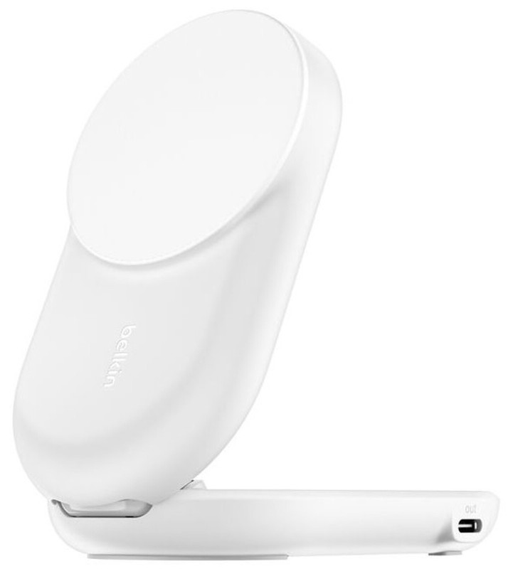 Support de charge pliable 2-en-1 Belkin Artemis QI2 25 W / Blanc