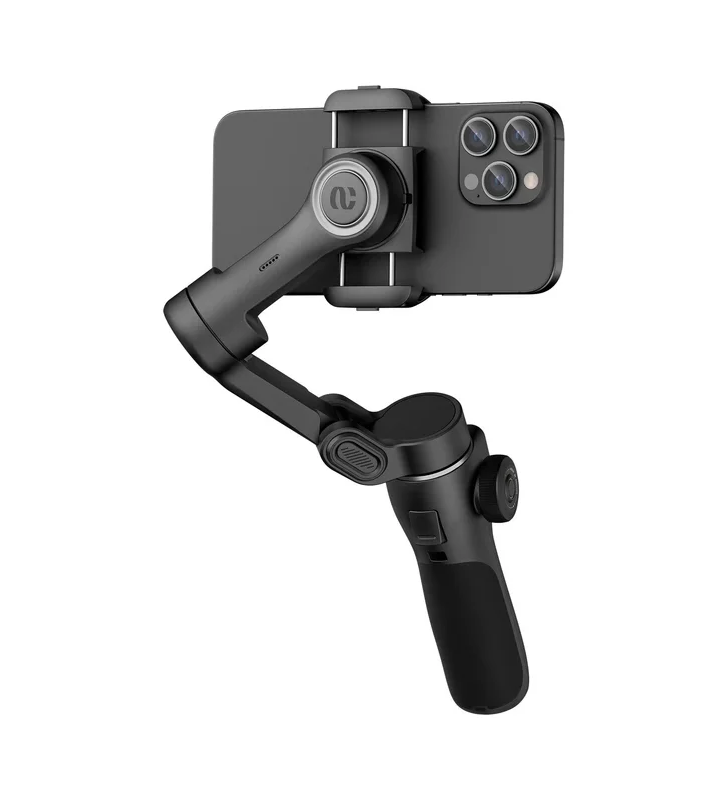 Stabilisateur de cardan pour smartphone avec écran OLED / lumière intégrée