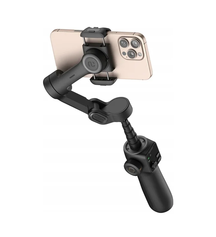 Stabilisateur de cardan pour smartphone avec écran OLED / lumière intégrée