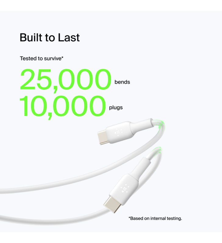 Câble BELKIN BoostCharge USB-A vers USB-C 1M / Blanc