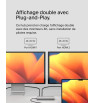Station d'accueil BELKIN USB-C 8-en-1 double affichage