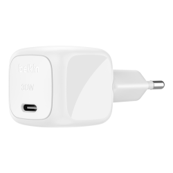 Chargeur mural Belkin 30 W USB-C CUBE avec PPS / Blanc
