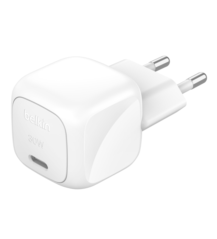 Chargeur mural Belkin 30 W USB-C CUBE avec PPS / Blanc